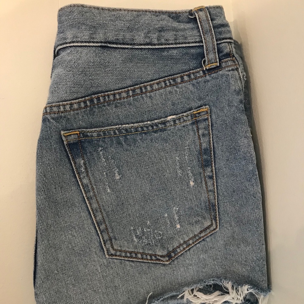 FREE PEOPLE Sofia distressed denim shorts - Picture 8 of 11